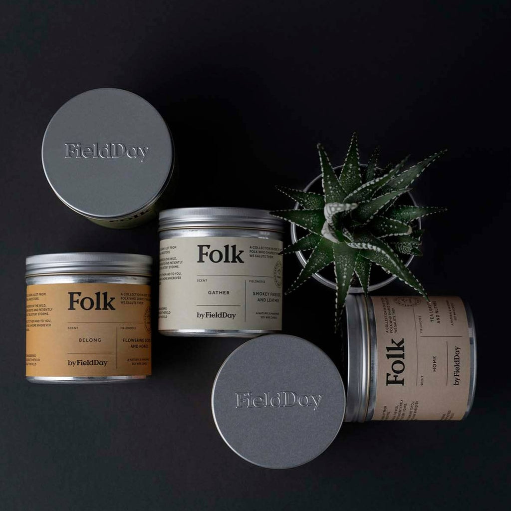 Folk Tin Candle Collection: Kin