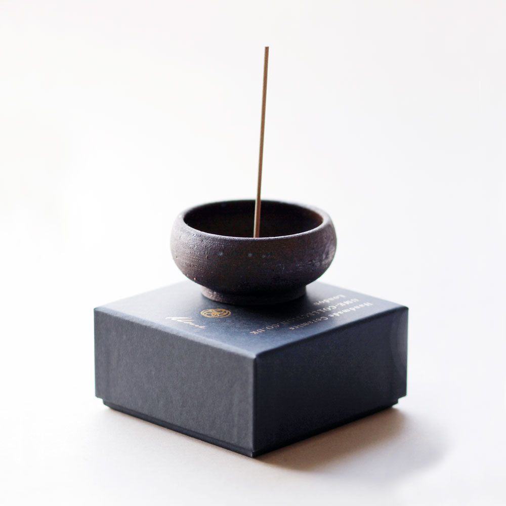 Wabi Sabi Mud Clay Incense Bowl